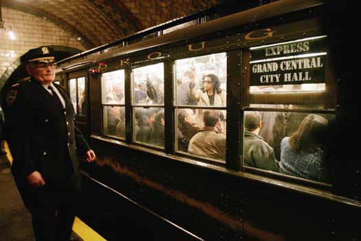 new york city subway. the New York City subway